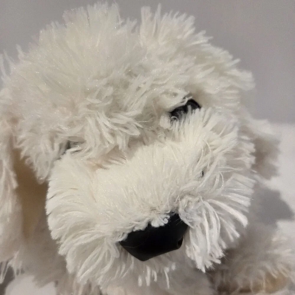 Folkmanis Maltese Puppy White Dog Full Body Puppet Plush Toy 14